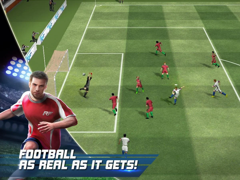 Real Football - Gameplay image of android game