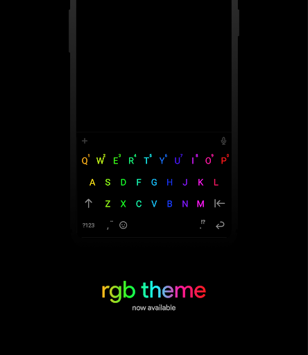 Chrooma Keyboard - RGB & Emoji Keyboard Themes - عکس برنامه موبایلی اندروید