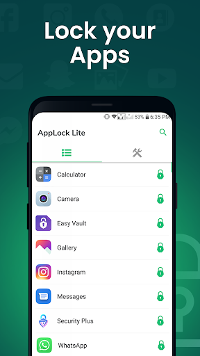 App Lock - Lock Apps - عکس برنامه موبایلی اندروید