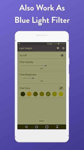 Lower Brightness Filter - عکس برنامه موبایلی اندروید