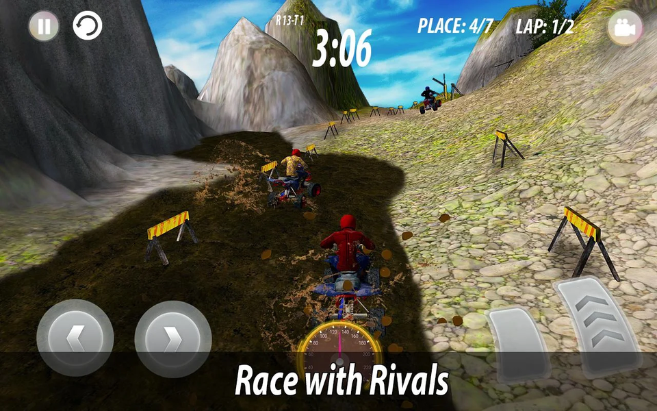 ATV Offroad Racing 3D - عکس بازی موبایلی اندروید