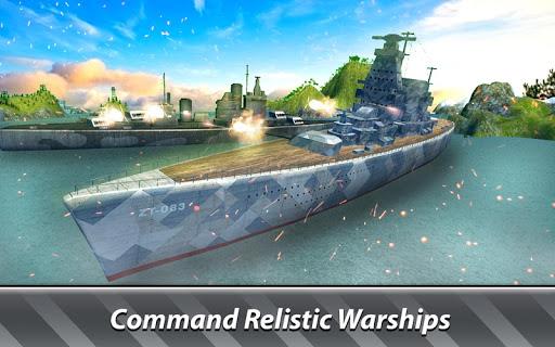 Naval Wars 3D: Warships Battle - join the navy! - Image screenshot of android app