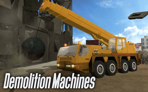 Demolition Machines Simulator - Gameplay image of android game