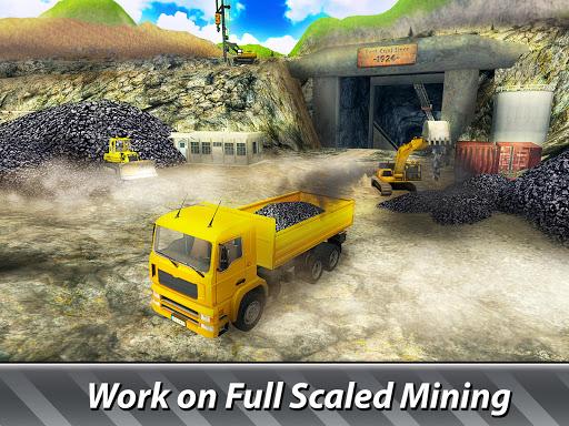 Mining Machines Simulator - drive trucks, get coal - Gameplay image of android game