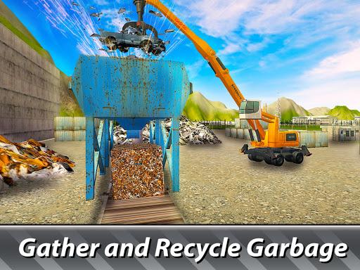 Garbage Trucks Simulator - try junkyard machines! - Gameplay image of android game