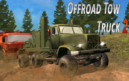 Offroad Tow Truck Simulator 2 - Gameplay image of android game