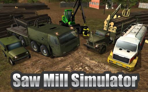 🌲⚙️ Sawmill 🚚 Truck Driver Simulator 3D - Gameplay image of android game
