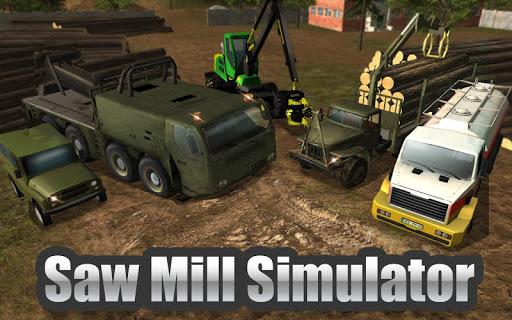 🌲⚙️ Sawmill 🚚 Truck Driver Simulator 3D - عکس بازی موبایلی اندروید