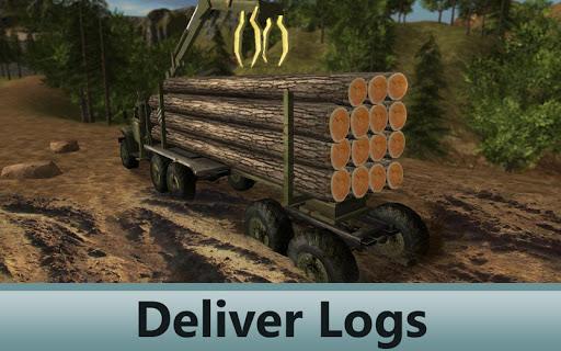 🌲⚙️ Sawmill 🚚 Truck Driver Simulator 3D - Gameplay image of android game