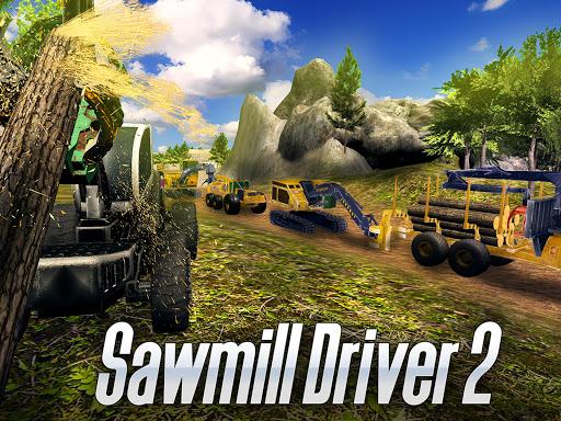 Sawmill Driver Simulator 2 - Gameplay image of android game
