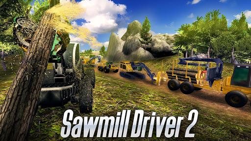 Sawmill Driver Simulator 2 - Gameplay image of android game