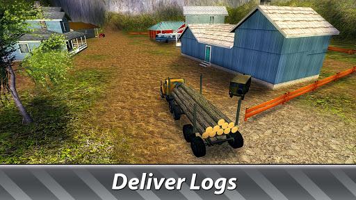 Sawmill Driver Simulator 2 - Gameplay image of android game