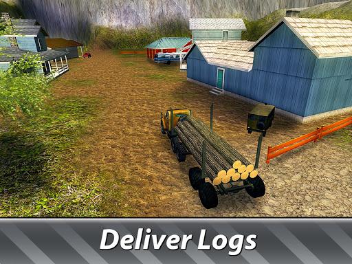 Sawmill Driver Simulator 2 - Gameplay image of android game