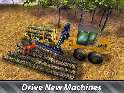 Sawmill Driver Simulator 2 - Gameplay image of android game
