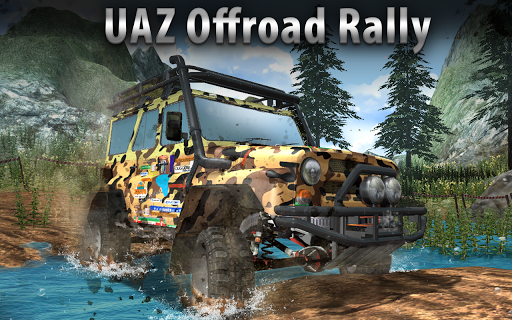 Offroad rally: driving 4x4 trucks - Gameplay image of android game