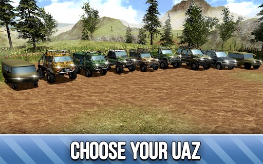 Offroad rally: driving 4x4 trucks - Gameplay image of android game