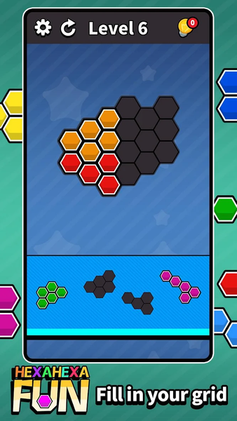 HexaHexa Fun - عکس بازی موبایلی اندروید