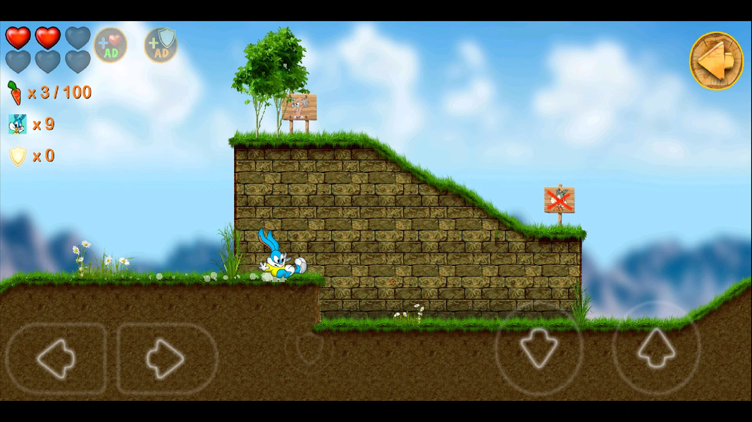 Bunny Jump and Run - Image screenshot of android app