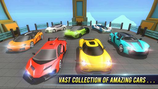 Mega Ramps: Stunt car racing - Gameplay image of android game