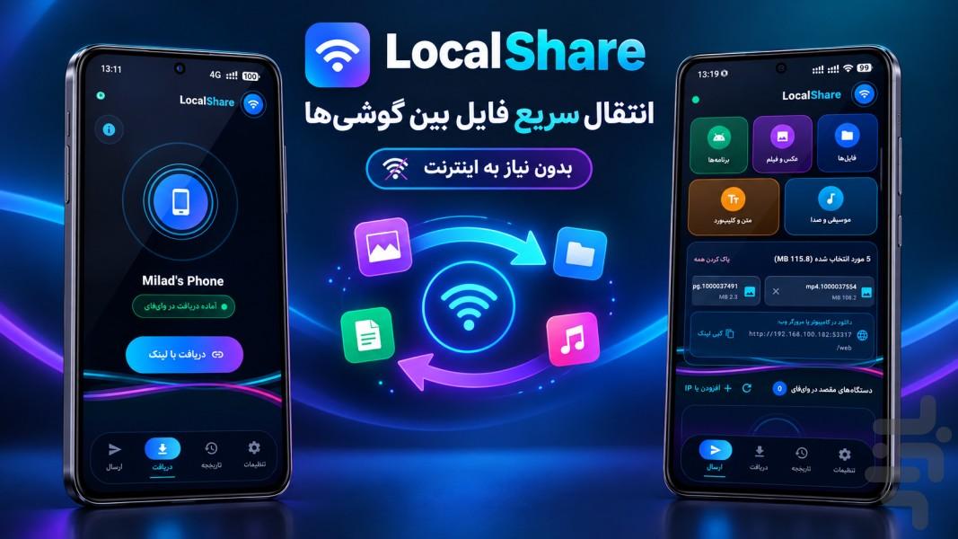 LocalShare | Fast Transfer Files - Image screenshot of android app