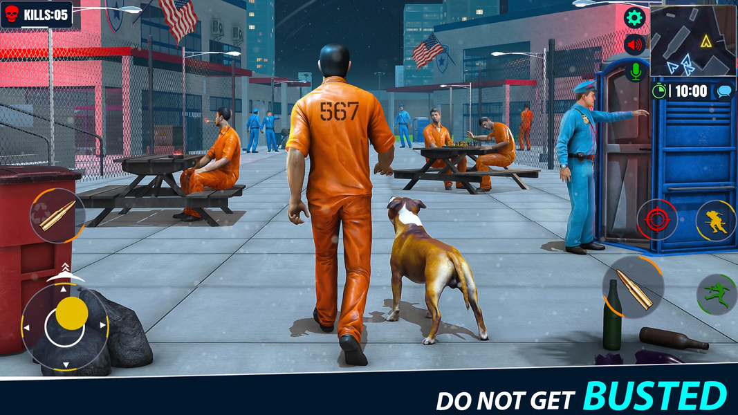 Gangster Prison Escape Mafia - Gameplay image of android game