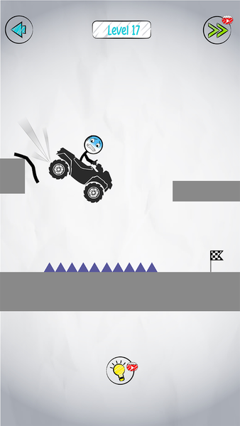 Draw Bridge: Stickman Car Game - Gameplay image of android game