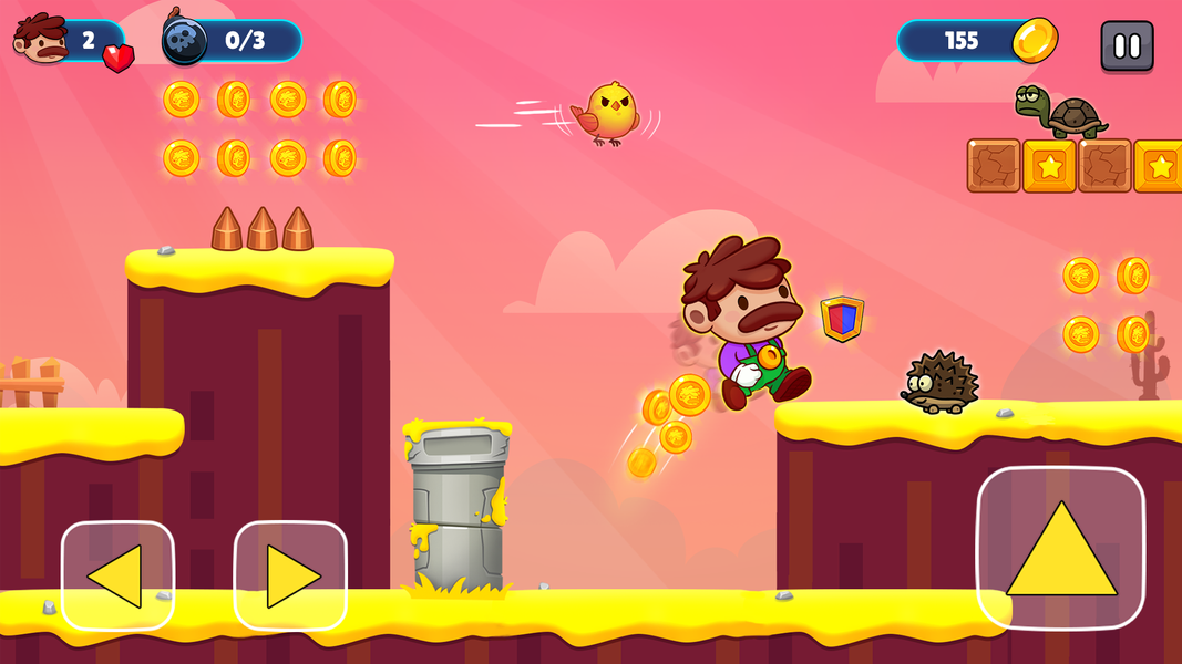 Super Bro: Adventure Run Game - عکس بازی موبایلی اندروید