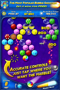 Bubble Bust! HD Bubble Shooter - Gameplay image of android game