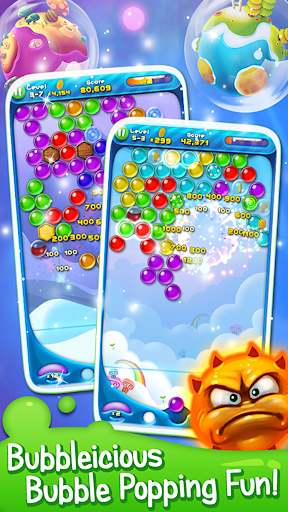 Bubble Bust! - Popping Planets - Gameplay image of android game