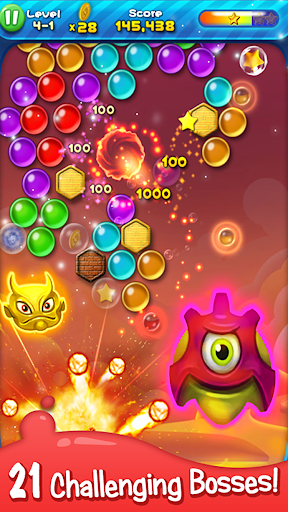 Bubble Bust! - Popping Planets - Gameplay image of android game