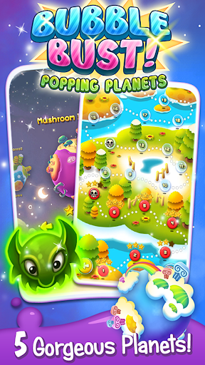 Bubble Bust! - Popping Planets - Gameplay image of android game