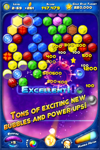 Bubble Bust! - Bubble Shooter - Gameplay image of android game