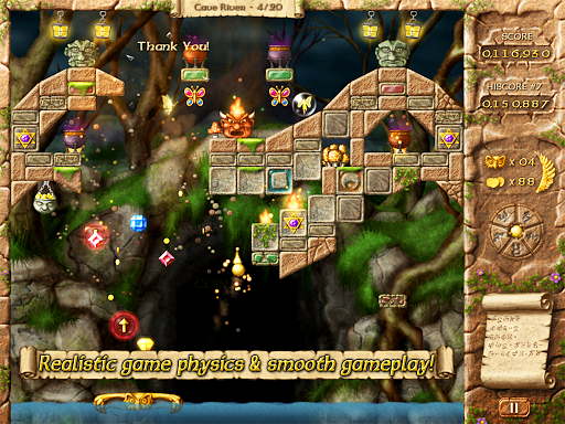 Fairy Treasure - Brick Breaker - Gameplay image of android game