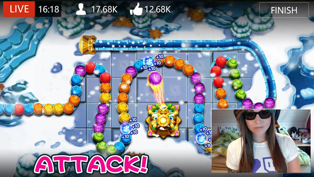 Marble Dash: Epic Lengend Game - Gameplay image of android game