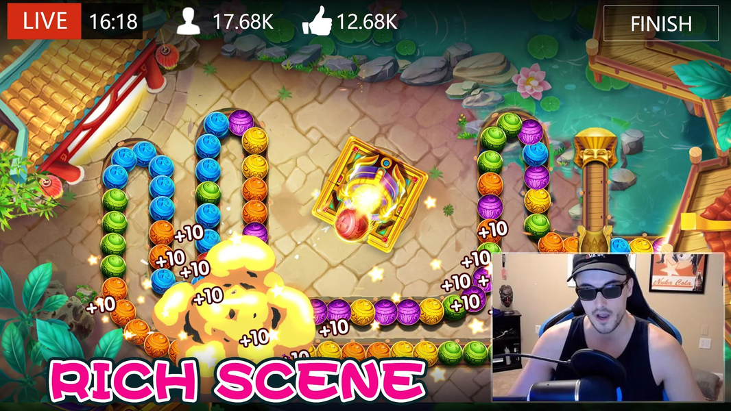 Marble Dash: Epic Lengend Game - Gameplay image of android game