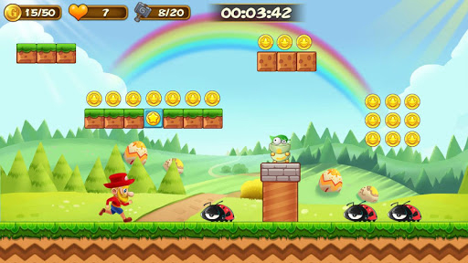 Super  Adventure of Jabber - Gameplay image of android game