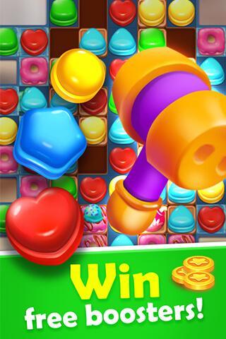 Sweet Candy Mania - Free Match 3 Puzzle Game - Gameplay image of android game
