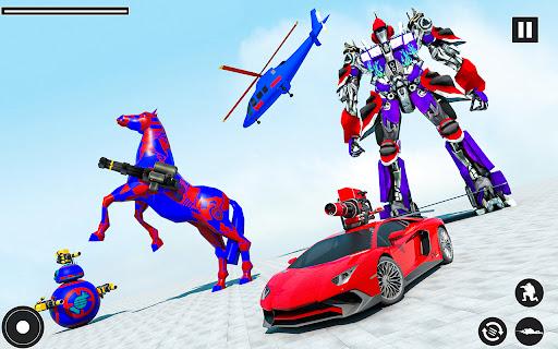 Car Robot Transform Game 3D - Horse Robot Games - Gameplay image of android game