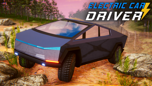 Electric Car Simulator: Tesla - Gameplay image of android game