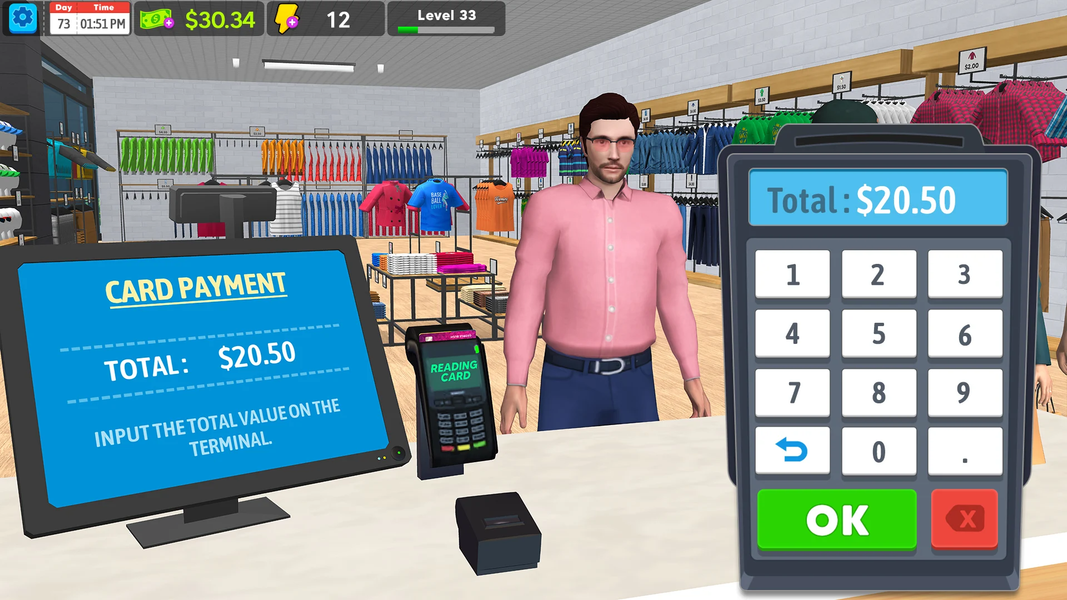 Clothing Shop - Simulator Game - عکس بازی موبایلی اندروید