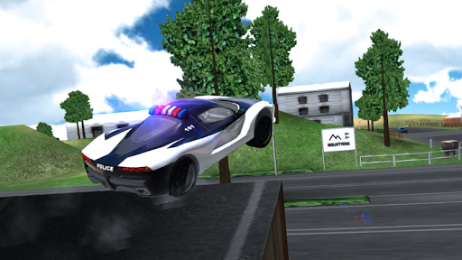 Extreme Police Car Driving - Gameplay image of android game