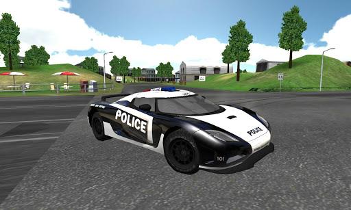 Extreme Police Car Driving - Gameplay image of android game