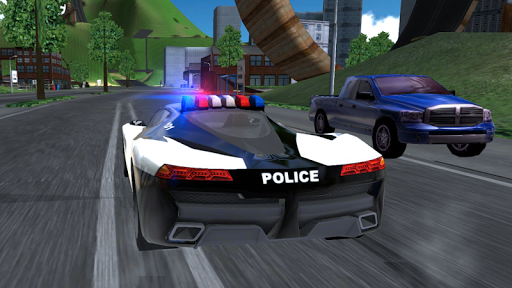 Extreme Police Car Driving - Gameplay image of android game