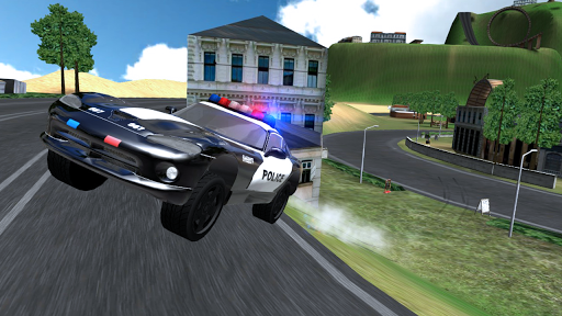 Extreme Police Car Driving - Gameplay image of android game