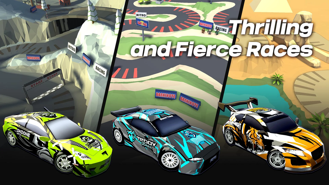 Drift Rally Boost ON - Gameplay image of android game