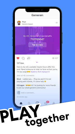 Gameram: Find gaming teammates - عکس برنامه موبایلی اندروید