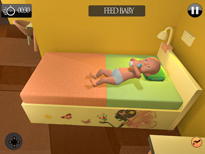 The Baby in dark yellow House chapter 2 - Gameplay image of android game