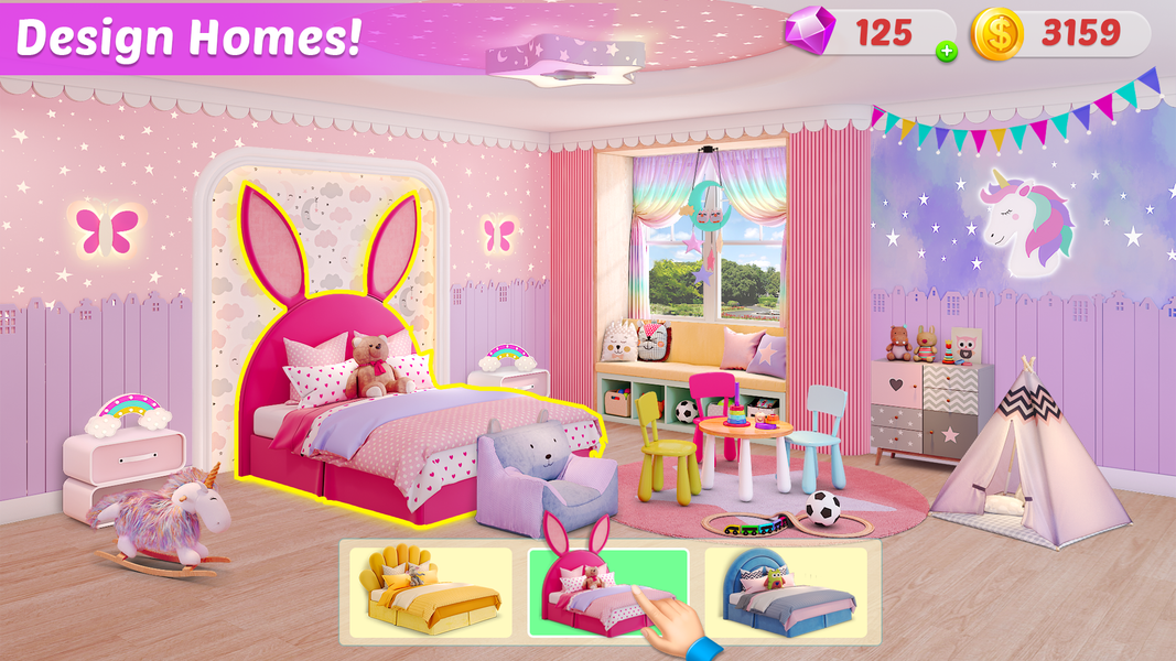 Redesign – My Home Design Game - عکس بازی موبایلی اندروید