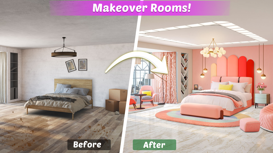 Redesign – My Home Design Game - عکس بازی موبایلی اندروید