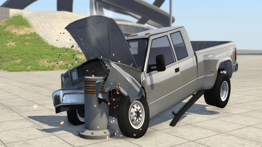 Beam Realistic Car Crash Sim - عکس بازی موبایلی اندروید